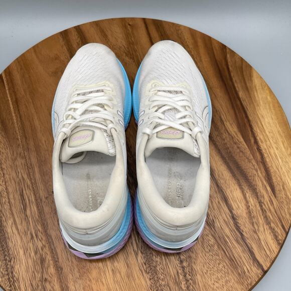 Asics Gel Kayano 27 Shoes Womens Size 8 White Running Comfort Walking Sneakers - Picture 5 of 8